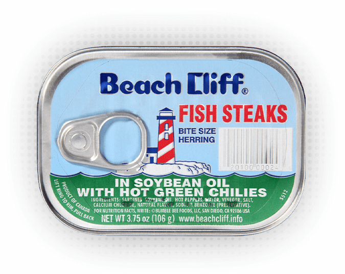 Beach Cliff Fish Steaks in Louisiana Hot Sauce, 3.75 oz 