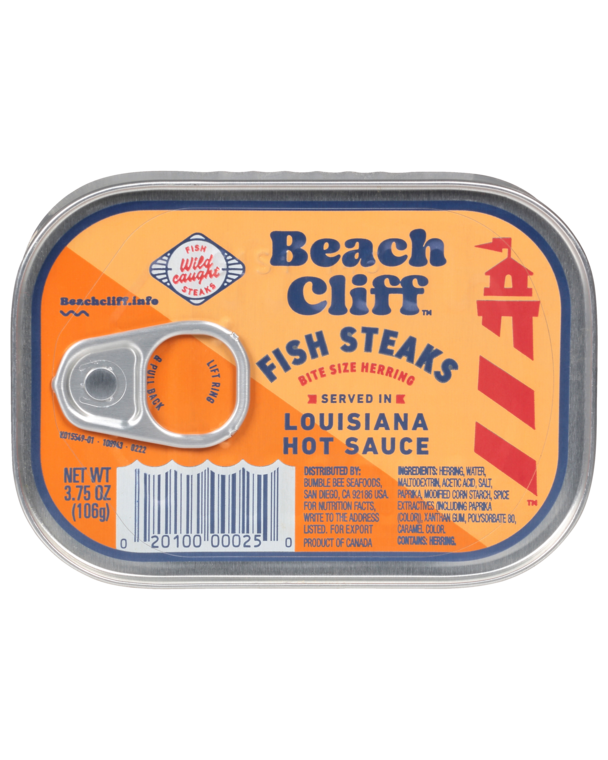 Beach Cliff® Fish Steaks In Louisiana Hot Sauce