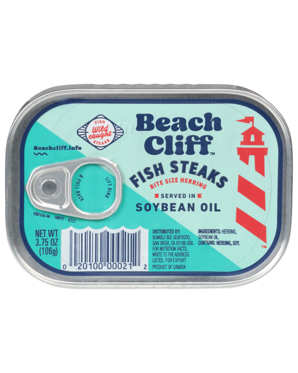 Beach Cliff® Fish Steaks in Soybean Oil